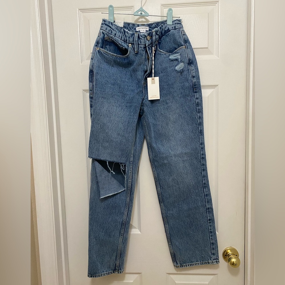 NWT Good American Jeans- Dark Wash size 0/25